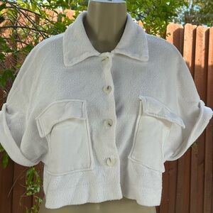 BUCKETLIST Cream Teddy Jacket